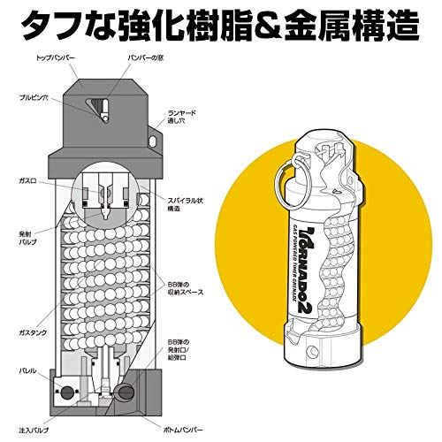 トルネード2　タイマー　 ガスグレネード Amazon | [laylax][エアソフト イノベーションズ][ トルネード2